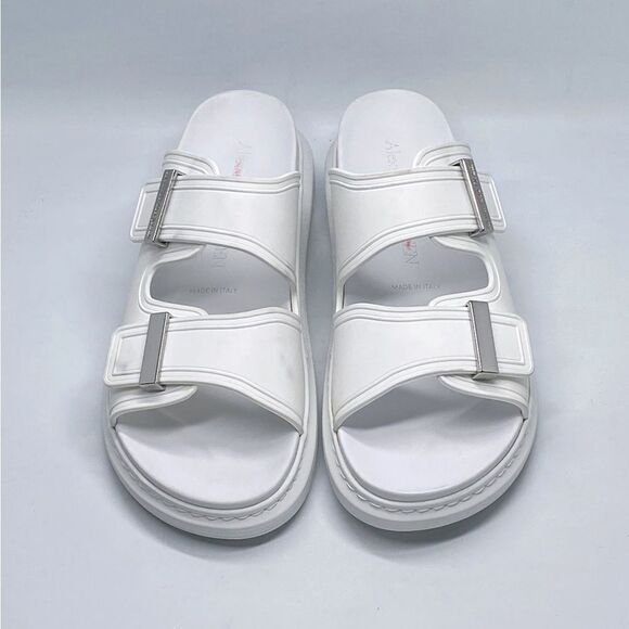 Alexander McQueen Two-Band Rubber Slides size 40 - Picture 9 of 16